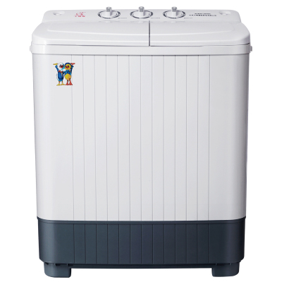 小鸭牌(XIAOYAPAI)XPB45-2848S灰色升级4.5公斤半全自动洗衣机双桶双缸家用小型婴儿童洗脱两用带甩干