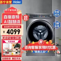 Haier/海尔10kg大容量家用全自动FPA直驱电机变频滚筒洗衣机EG100MATE81SU1