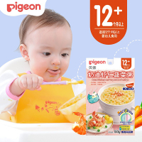 贝亲(Pigeon)婴幼儿辅食粥 宝宝米糊粥 [12个月+套餐]4包(2种口味)