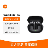 小米Xiaomi Buds 4Pro真无线蓝牙耳机主动降噪48dB HiFi高保真 月影黑