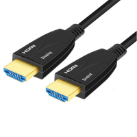 晶华 光纤HDMI线 4K60Hz高清HDR PS4电脑电视 投影仪 显示器 音视频连接线 5米