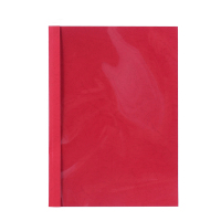 得力 3865C A4/3mm 红色 热熔装订机专用封皮 (16-25页)10个装