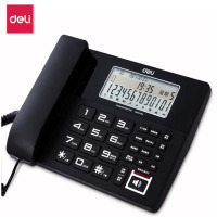 得力(deli)799数码录音电话机 黑色 高清来电显示
