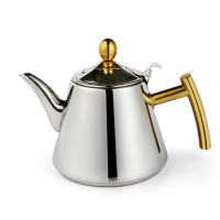 新功 不锈钢烧水壶 磁茶炉台专用平底小泡茶壶 1.2升水壶