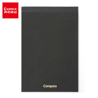齐心(COMIX) C8205 Compera 商务拍纸本(方格)B5 80张 黑 (计价单位:本)C8205黑