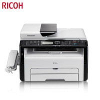 理光(RICOH) SP 221SF A4黑白激光打印机 复合机 四合一 带输稿器配置 打印复印机 23页/分钟