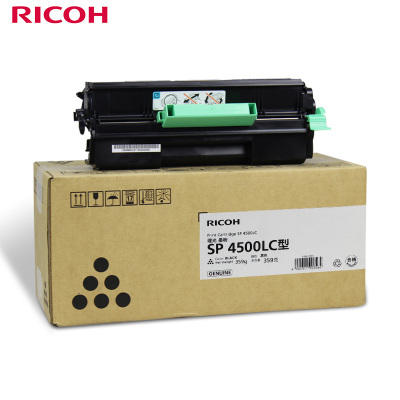 理光(RICOH)SP4500LC黑色墨粉盒1支装 适用于SP 3600DN/4510DN/ 3610SF/4510SF