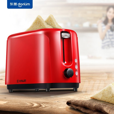 东菱(DonLim) TA-8301 家用智能全自动烤面包机 多士炉 红色
