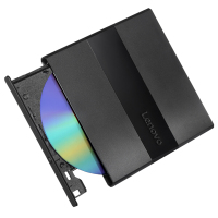 联想 8倍速 USB2.0 外置光驱 DVD刻录机 移动光驱 黑色 DB75-Plus