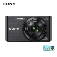 索尼 DSC-W830 便携数码相机/卡片机 黑色带16G卡包(约2010万有效像素 8倍光学变焦 25mm广角 )
