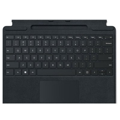 微软Surface Pro 专业键盘盖+超薄触控笔2 黑色键盘盖 适配pro9,超薄触控笔2代