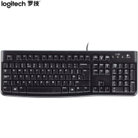 罗技(Logitech)K120有线键盘 USB口电脑笔记本商务办公键盘