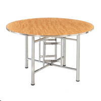 企采严选 餐桌木质圆形饭桌 1.4米