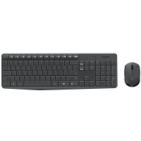 晨光无线键盘鼠标套装厚度薄笔记本电脑办公键鼠套装 黑色
