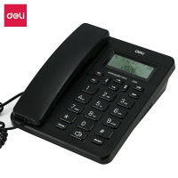 得力(deli)13606 办公家用固定来去电查询电话机座机 可接分机
