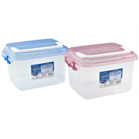 茶花 塑料收纳箱 6.5L 2843 提把小型整理箱小药盒子