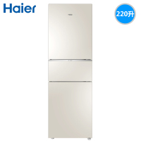 海尔(Haie)BCD-220WMGL 220升三门风冷无霜冰箱家用节能电冰箱