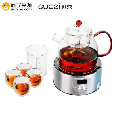 果兹(GUOZI)・新功电陶炉茶具套装GZ-S40 壶1000ml+杯80ml*4