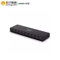 绿联(Ugreen) HDMI高清分配器 40203 1进8出 黑色