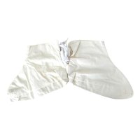 BTSM棉布双层袜保暖防护袜 均码 白色