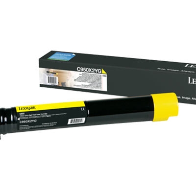 利盟(Lexmark) C950X2YG 碳粉盒(计价单位:只)黄色