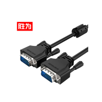 胜为(shengwei)VC-5050G 5米/根 纯铜高清线3+6针/针VGA信号线 (计价单位:根)黑色