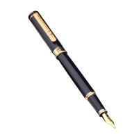 毕加索(pimio) PS-902 0.5mm 纯黑金夹铱金笔 钢笔(计价单位:支)
