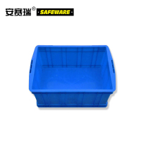 安赛瑞 10103 外尺寸550×420×227mm 加厚型塑料物流周转箱(计价单位:个)蓝色