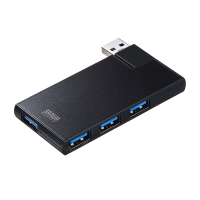 山业(SANWA) USB-3HSC1BK 7口USB3.0 可旋转 HUB集线器 (计价单位:个) 黑色