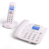 中诺(CHINO-E) W128 一拖二 数字无绳子母机 白 电话机 (计价单位:台) 白色