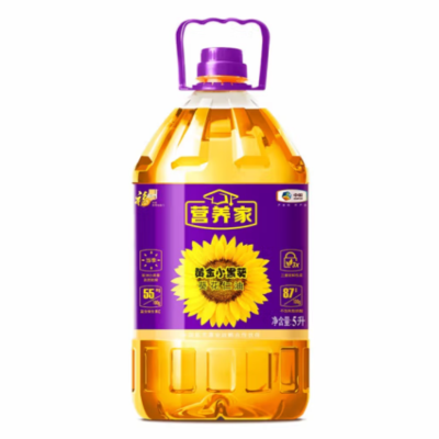 中粮福临门 营养家黄金小黑葵葵花仁油 5L*2桶