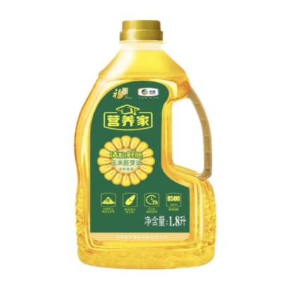 中粮福临门 营养家活粒鲜胚玉米胚芽油1.8L*3瓶