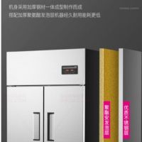 乐创 (lecon)商用六门冰柜 立式厨房髙身雪保鲜高柜 双压缩机冰箱 双温 LC-J-LM03