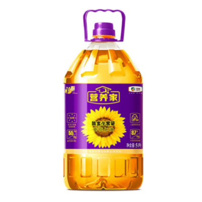 中粮 福临门小榨炒香压榨一级花生油 5L