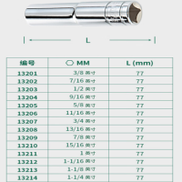 世达 12.5MM系列英制6角长套tong 1-1/16