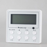 线控器 XK99 白底黑字液晶(带遥控器)显示 触摸按键 GREE 货期15天