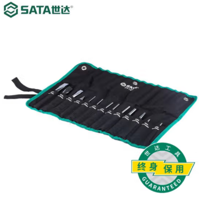 世达(SATA) 13件套销冲子冲样钳工钻孔定位冲子凿子 09164 货期:5天