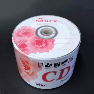 空白光盘 KCK玫瑰花CD-R 700mb 50片/盒