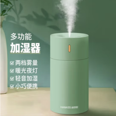 海纳斯办公室桌面车载轻音上加水小型usb插电便携