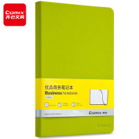 齐心(COMIX)C5902绿皮面笔记本A5 122张(计价单位:本)