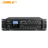 狮乐(SHILE)AV-106 专业会议工程两分区独立功放 功率放大器 定阻大功率输出