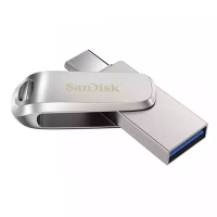 闪迪(Sandisk)64GB 手机U盘 Type-C USB3.2接口 读400MB/s手机电脑两用 银色