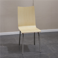 大嘉餐椅防火板桉木蕊曲木椅