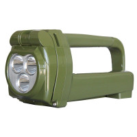军之光(JUNZHIGUANG)XZY2806 LED手摇发电搜索灯应急灯 手摇充电工作灯 绿色 1个/套 计量单位:套