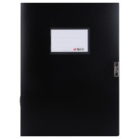 晨光 ADM94814 经济型会计凭证档案盒塑料办公合同资料收纳盒55mm档案盒(黑)5只装