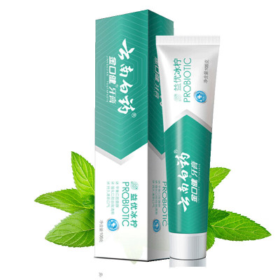 云南白药(YUNNANBAIYAO) 金口健牙膏145g(益优清新 冰柠薄荷)绿色包装 单位:支