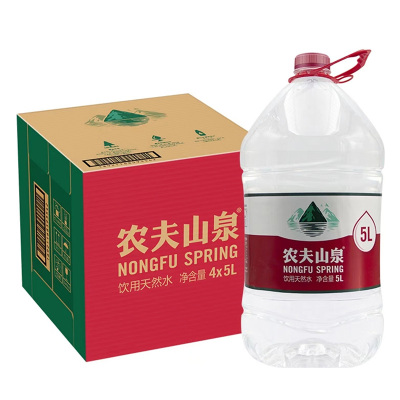 农夫山泉 矿泉水5L*4桶 单位:箱