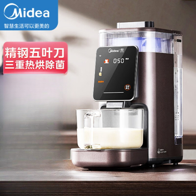 美的(Midea)MJ-M4 破壁机家用免洗豆浆机多功能婴儿辅食机智能预约早餐机优钙降嘌呤