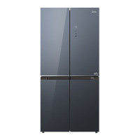 美的(Midea)十字对开门四门风冷无霜一级双变频大容量超薄家用电冰箱BCD-475WSGPZM