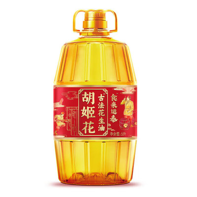 胡姬花食来运泰古法花生油 5L